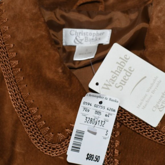 CHRISTOPHER & Banks Suede Jacket - Picture 7 of 7